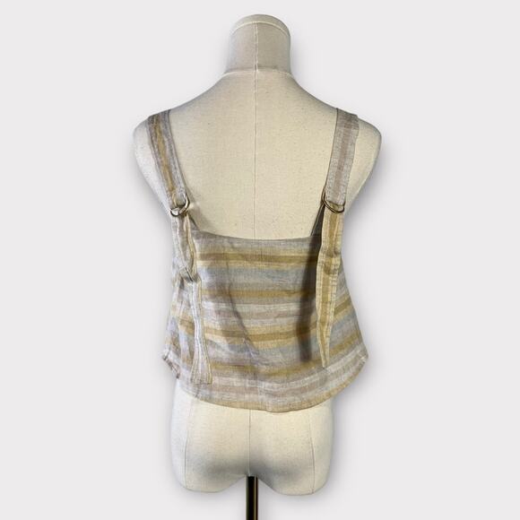 Anthropologie Sancia Striped Linen Cami Size XS - Picture 4 of 7